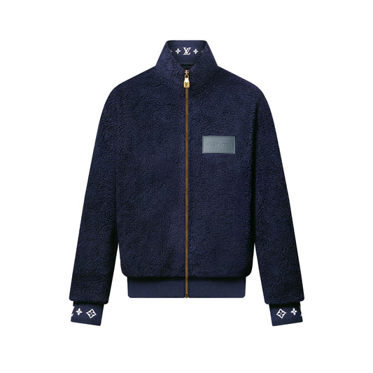 루이비통 레더패치 플리스 블루종 점퍼 (국내배송)
