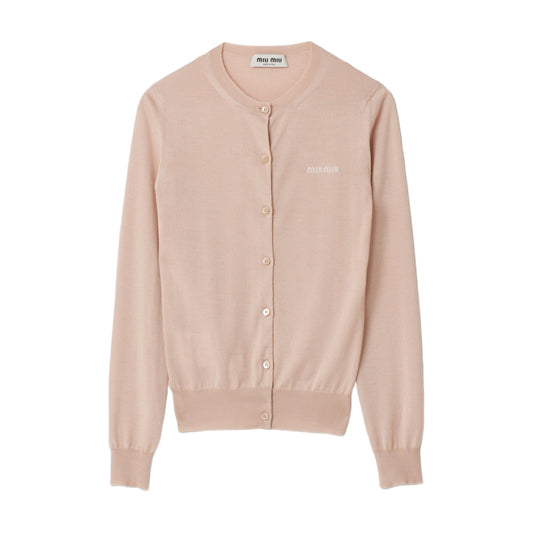 미우미우 캐시미어 니트 가디건 (2COLOR) (국내배송)